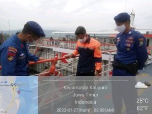 Satpolairud Banyuwangi Melaksanakan Kegiatan Patroli Pelabuhan LCM ASDP Ketapang Banyuwangi.