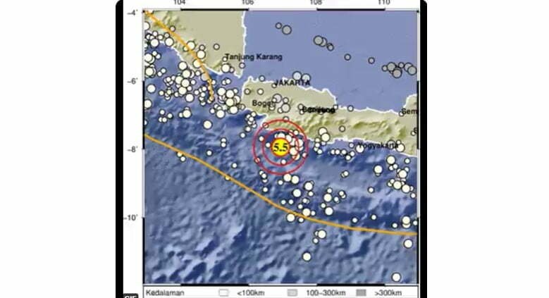 Gempa di Sukabumi