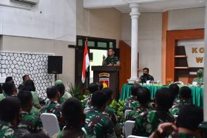 Kunker Pertama Danrem Achiruddin ke Kodim 0728 Wonogiri