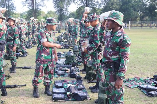 Latihan Kumpul Cepat,Yonif 407/PK Latihan Apel Kesiapsiagaan