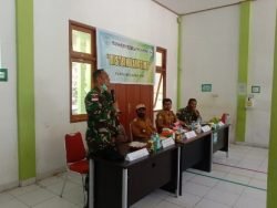 Rakor Kesehatan Lingkungan Kanggime, Satgas Yonif Raider 142/KJ