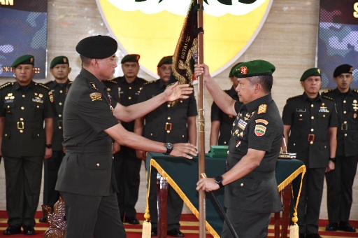 Pangdam I/BB Pimpin Sertijab dan Tradisi korps Pejabat Utama Kodam I/BB