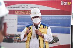 Menteri Basuki Tinjau Pembangunan Kawasan Inti Pusat Pemerintahan (KIPP) IKN Nusantara