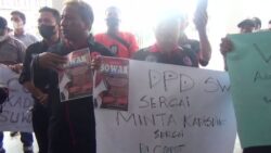 Solidaritas Wartawan Anti Kekerasan Geruduk