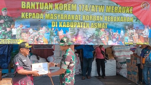 Danrem 174/ATW Kirimkan Bantuan