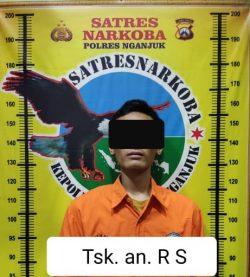 Polres Nganjuk Amankan Residivis Kasus Narkoba