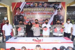 Polres Lamongan Berhasil Mengamankan 11 Pelaku Pencurian Ternak dan Motor