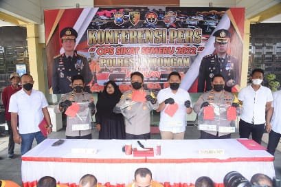 Polres Lamongan Berhasil Mengamankan