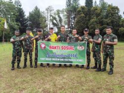 Yonif Raider 300/BJW Gandeng Pelatihan K9 Von Manuel Kennel Gelar Baksos di Cisarua Bogor
