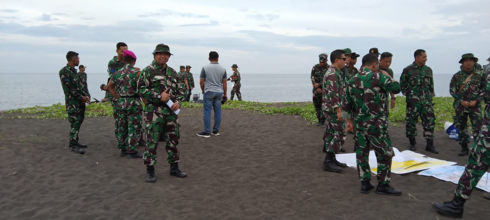 Pakar tempur prajurit TNI tinjau Medan Super garuda Shield TNI