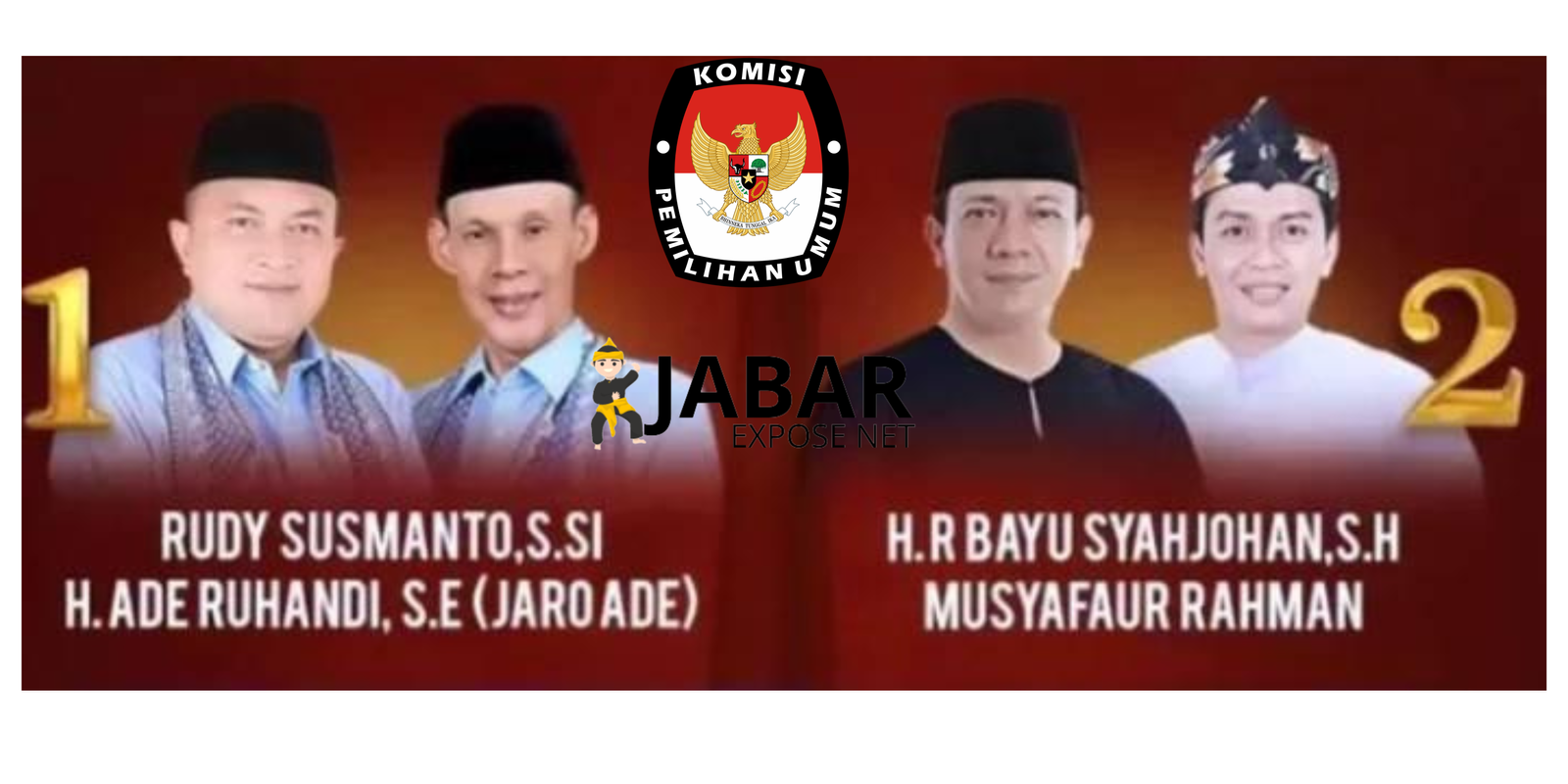 Pasangan Rudy Susmanto - Ade Ruhandi Menang Telak di Beberapa Tempat