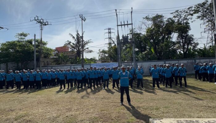 PLN UP3 Cimahi Gelar Pasukan, Peralatan dan Sarana Kerja Kontrak Billing Managemen