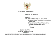 Gubernur Jabar Terbitkan Surat Edaran Baru tentang Jam Efektif Belajar di Sekolah