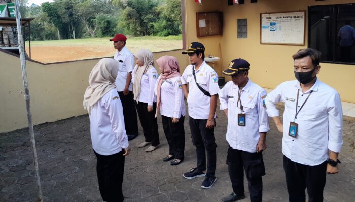 Menjaga Etos Kerja:Prangkat Desa Sukajaya Malangbong Gelar Apel Sore Rutin